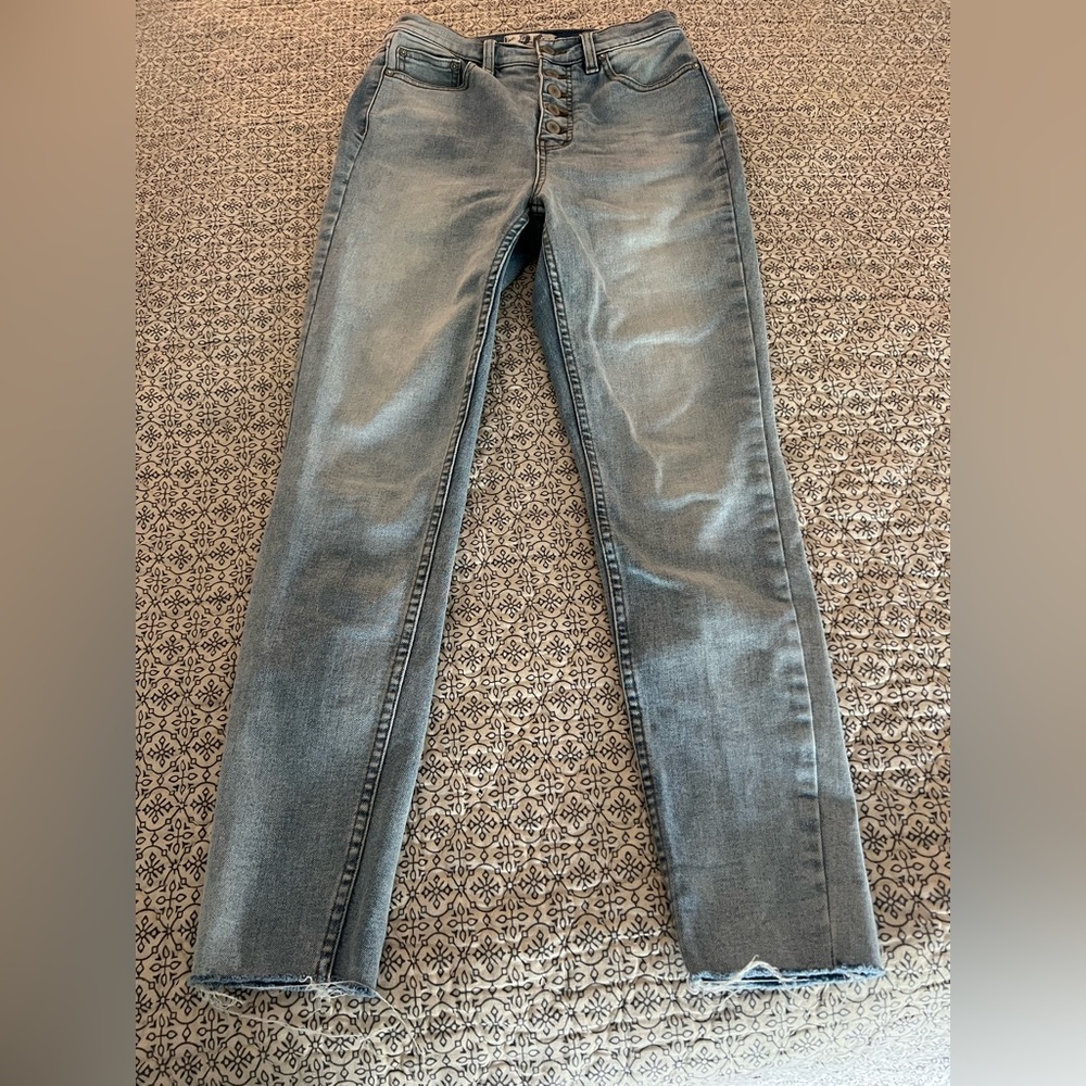 Free People We The Free jeans..buttonfly. Super cute with Converse or Vans!